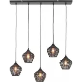 Present Time Light & Living - Hängelampe ALVARO - 100x20x122cm - Schwarz