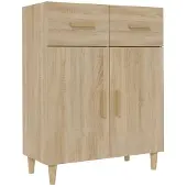 vidaXL Sideboard Sonoma-Eiche 69,5x34x89 cm Holzwerkstoff