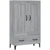 vidaXL Highboard Grau Sonoma 70x31x115 cm Holzwerkstoff