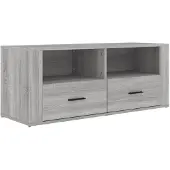 vidaXL TV-Schrank Grau Sonoma 100x35x40 cm Holzwerkstoff