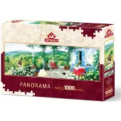 Art puzzle Panoramapuzzle Gast auf der Veranda 1000 Teile