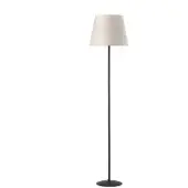 ONLI Stehleuchte Loris, schwarz, Schirm sandbeige