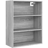 vidaXL Hängeschrank Grau Sonoma 69,5x32,5x90 cm