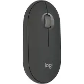 Logitech Pebble 2 M350s, Beidhändig, Optisch, RF Wireless + Bluetooth, 4000 DPI, Graphit