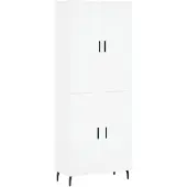 vidaXL Highboard Weiß 69,5x34x180 cm Holzwerkstoff