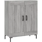vidaXL Sideboard Grau Sonoma 69,5x34x90 cm Holzwerkstoff