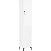 vidaXL Highboard Weiß 34,5x34x180 cm Holzwerkstoff