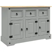 vidaXL Sideboard Corona 112x43x78 cm Massivholz Mexikanische Kiefer