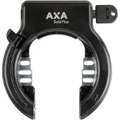 Axa Ringschloß Solid Plus - mit Schutzblechbefestigung - Schwarz (Werkstattverpackung)