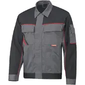 Planam Bundjacke Highline Gr. 42 schiefer/schwarz/rot