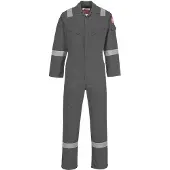 Portwest FR50 Flammhemmender, antistatischer Overall 350 g Navy Tall Gr. XXXL