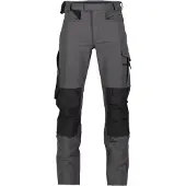 Dassy Stretch-Arbeitshose mit Kniepolstertaschen Impax - anthrazitgrau/schwarz - 54