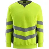 Mascot Wigton Sweatshirt SAFE SUPREME Hi-vis Gelb / Schwarz XXL - 50126-932-1709-2XL - Hi-vis Gelb / Schwarz
