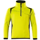 Mascot Fleecepullover für Kinder ACCELERATE SAFE Hi-vis Rot / Schwarzblau 140 - 19903-316-22210-140 - Hi-vis Rot / Schwarzblau