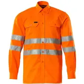 Mascot Jona Langarmhemd SAFE CLASSIC Hi-vis orange Hi-vis Orange 39-40 - 06004-136-14-39-40 - Hi-vis Orange