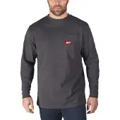 Milwaukee Arbeits-Langarmshirt WTLS mit UV-Schutz Gr. L schwarz