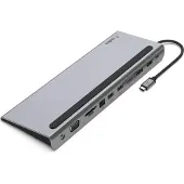 Belkin INC004BTSGY, Kabelgebunden, USB 3.2 Gen 1 (3.1 Gen 1) Type-C, 100 W, 3,5 mm, 1000 Mbit/s, Schwarz, Grau