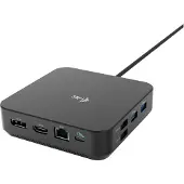 I-Tec USB-C HDMI Dual DP Docking Station with Power Delivery 100 W + Universal Charger 100 W, Kabelgebunden, USB 3.2 Gen 1 (3.1 Gen 1) Type-C, 100 W, 10,100,1000 Mbit/s, Schwarz, 10 Gbit/s