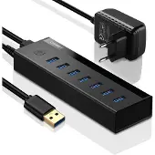 UGREEN Multifunktions-Hub 7W1 Usb-A - 7Xusb-A 5Gb/S Schwarz