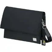 Samsonite Workationist Schultertasche mit Überschlag Schwarz