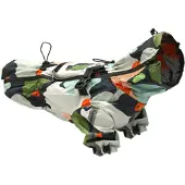 Croci Hiking - Regenmantel für Hunde, tragbar, Go Harlequin, Größe 35 cm - 194 g