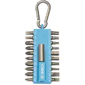 Bosch 21-teiliges Schrauberbit-Set mit Snap-hook, Hellblau - 2607002822