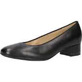 Ara Pumps "GRAZ", Damen, Gr. 9 (43), Leder, schwarz, Glattleder, Schuhe Pumps, Abendschuh, Festtagsschuh, Blockabsatz, glänzendes Detail am Absatz, Topseller