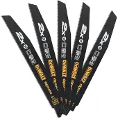 DeWalt Universelles Säbelsägeblatt 228x2,5 mm 5 Stück DT2308L-QZ
