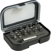 Stanley Bit-Satz 1/4 Zoll 19-teilig mit magnetischem Bithalter - 1-13-901