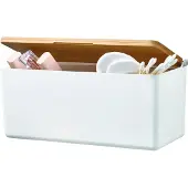 TESA BABOO, Badezimmer-Organizer, Beige, Weiß, Kunststoff, Vollständig klebend, 3 kg, 242 mm