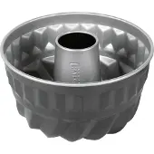 Kaiser 2300659640, Pudding-Form, Rund, Stahl, 1,95 l, Schwarz, 22 cm