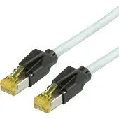 Draka Patchkabel Cat.6A (Class EA) S/FTP, UC900 TM31, LSOH, grau, 0,5 m