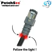 PatchSee Cat6 FTP 4.9m, 4,9 m, Cat6, Schwarz
