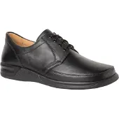 Ganter SENSITIV Kurt K Schnürhalbschuhe schwarz/Calf-Glattleder - Größe: UK 9