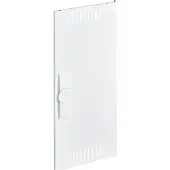 Hager FZ001NV1 Tür, univers, rechts, geschlitzt, RAL 9010, für Schrank IP3X, 500x300mm