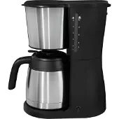 Gutfels Filterkaffeemaschine "COFFEE 2030", schwarz (schwarz, inox), 1,25 l, 12, Kaffeemaschinen, 1,25 L Glaskanne, 980 Watt, Filterkaffeemaschine