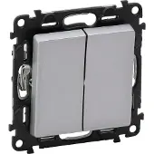 Legrand Serienableitungsknopf LGR 752318 Valena Life - Aluminium