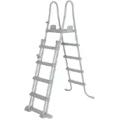 Bestway Schwimmbeckenleiter, Leiter, Blau, Weiß, Metall, Kunststoff, 1320 mm, 13,1 kg, Box