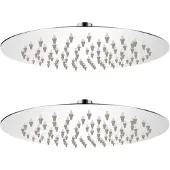vidaXL Regenduschköpfe 2 Stk. Edelstahl Ø 20 cm