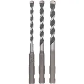 Bosch Mehrzweckbohrer-, Universalbohrer-Set, 3-teilig, SDS quick, 5,5 - 7 mm - 2609256919