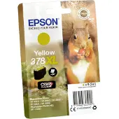 Epson Squirrel 378XL Eichhörnchen Claria Photo HD Single Yellow Tinte, High (L) Yield, Gelb, Tinte auf Pigmentbasis, 9,3 ml, 1 Stück(e), Einzelpackung