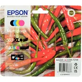 Epson Multipack 4-colours 503 XL Black/Std. CMY, High (L) Yield, Schwarz, Cyan, Magenta, Gelb, 9,2 ml, 9,9 ml, 1 Stück(e), Multipack