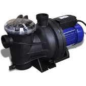 vidaXL Schwimmbadpumpe Umwälzpumpe Poolpumpe Pumpe elektronik blau 1200W