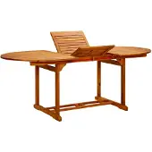 vidaXL Gartentisch aus Akazie 200 x 74 x 100 cm