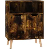 vidaXL Sideboard Räuchereiche 60x30x72 cm Holzwerkstoff