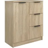 vidaXL Sideboard Sonoma-Eiche 60x30x70 cm Holzwerkstoff