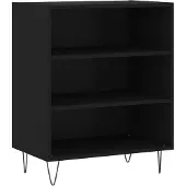 vidaXL Sideboard Schwarz 57x35x70 cm Holzwerkstoff