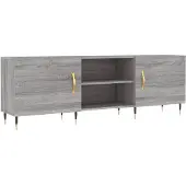 vidaXL TV-Schrank Grau Sonoma 150x30x50 cm Holzwerkstoff