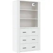 vidaXL Highboard Weiß Holzwerkstoff