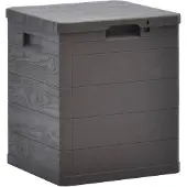 vidaXL Garten-Aufbewahrungsbox 90 L Braun